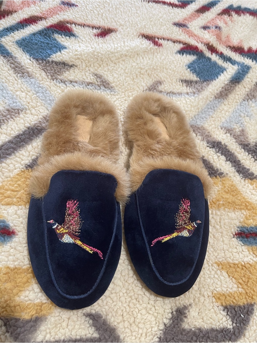 JOULES Ferndale Premium Loafer Slippers | Size 8 | French Navy 💙